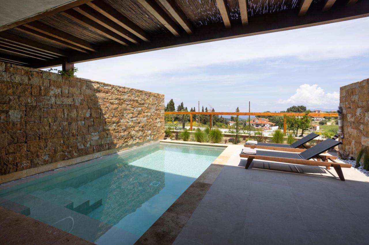 Pnoes Luxury Suites Palioúrion Exterior foto